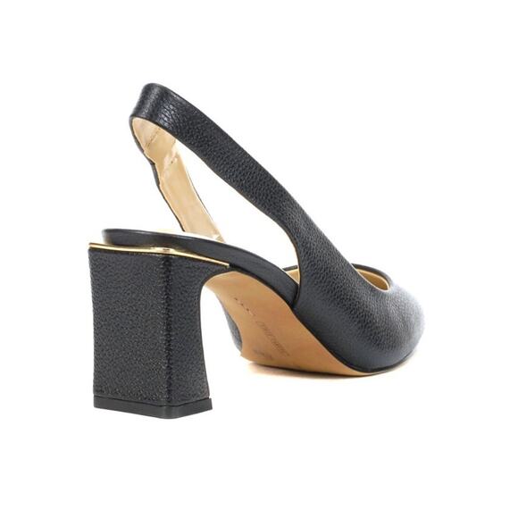 Vince Camuto Hamden Black Leather Pumps Size 11 - Picture 3 of 5